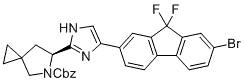 (6S)-6-[5-(7-溴-9,9-二氟-9H-芴-2-基)-1H-咪唑-2-基]-5-氮杂螺[2.4]庚烷-5-羧酸苄酯( 	1256388-49-4)